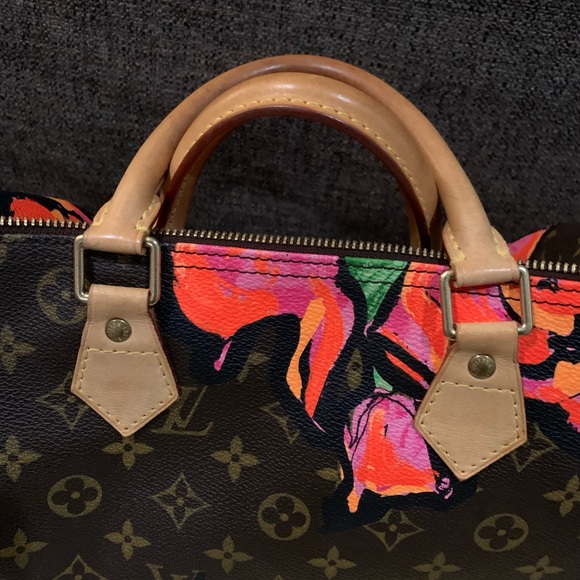 SOLD 🌸 LV Speedy 30 Stephen Sprouse Roses - Picture 4 of 8